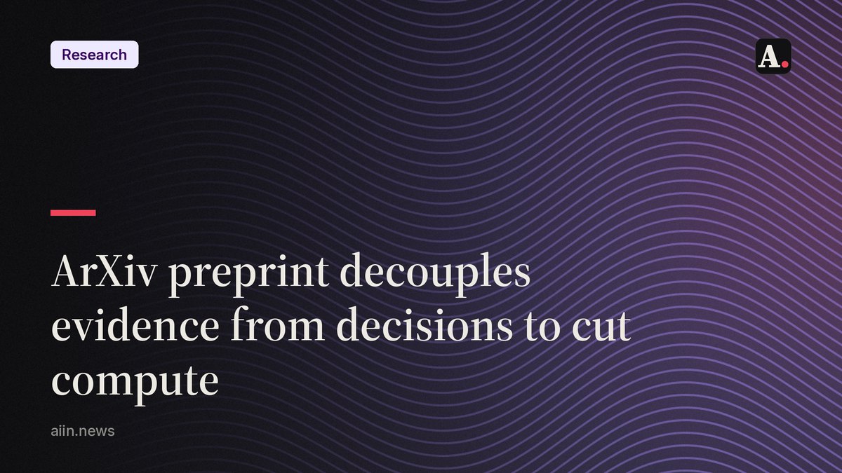 Why decoupling evidence from decisions could speed up AI training