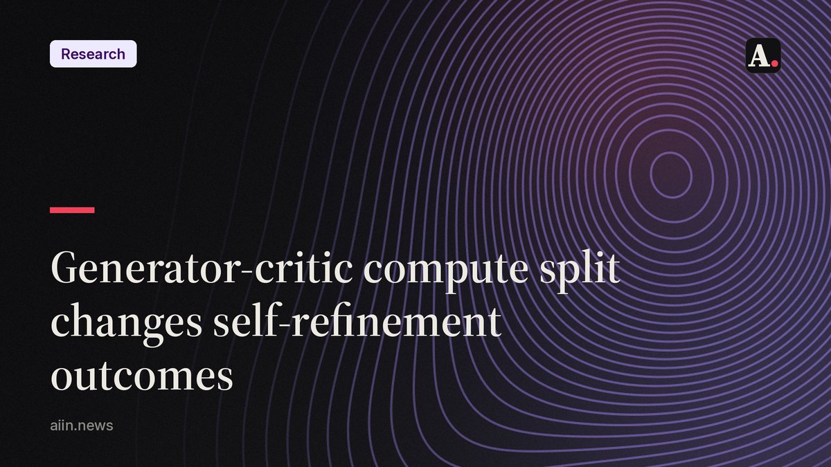 Self-refinement pipelines need separate compute budgets, study finds