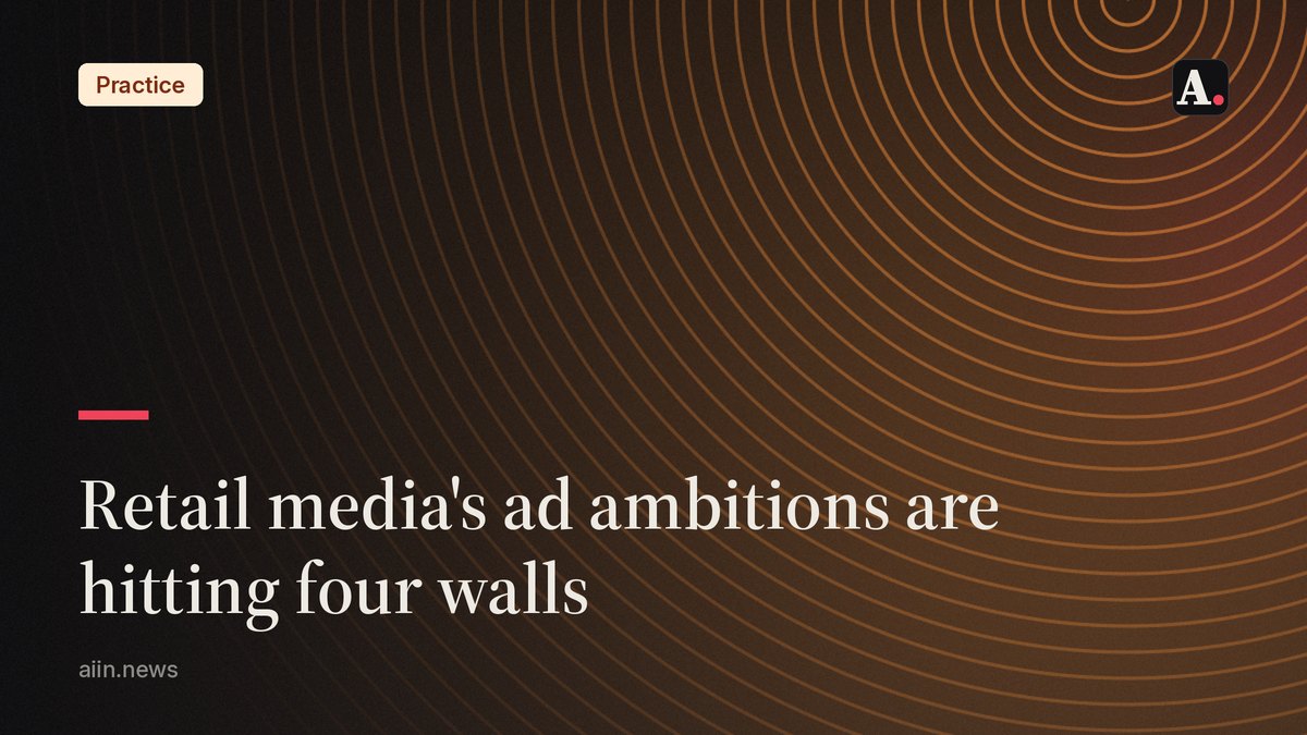 Retail media's ad ambitions are hitting four walls