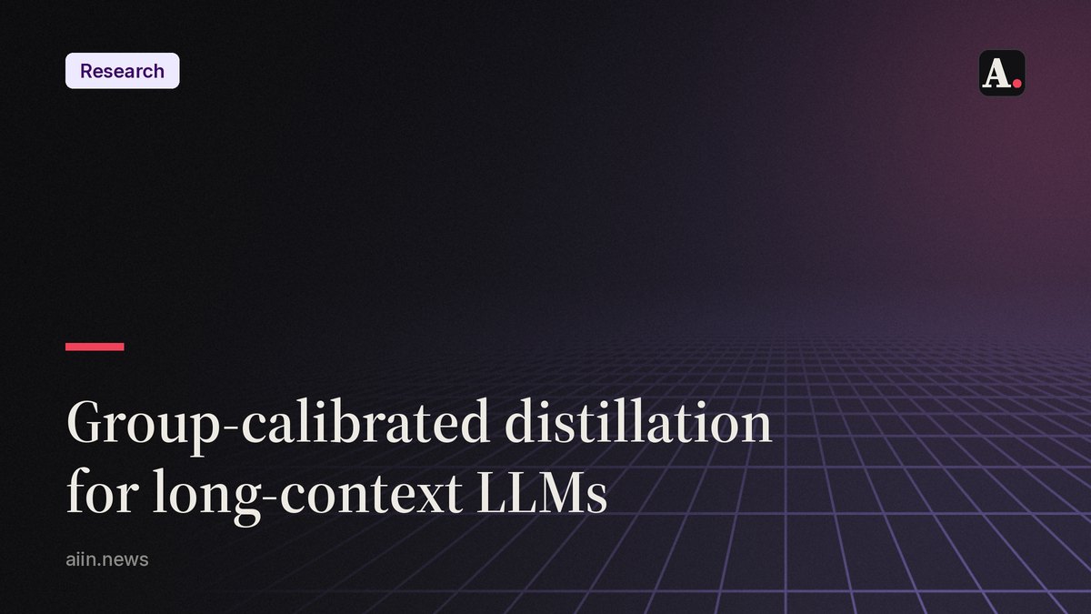 A new paper rethinks distillation for long-context LLMs