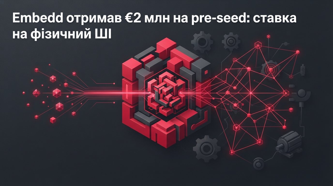 Embedd отримав €2 млн на pre-seed: ставка на фізичний ШІ